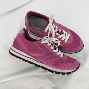 Brooks Sz 7.5US Magenta Heritage Chariot Sneakers Retro Lace Up Suede Style Shoe